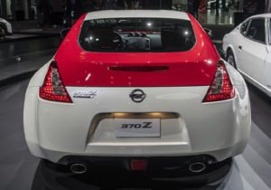 parte trasera del nissan 370Z edicio especial