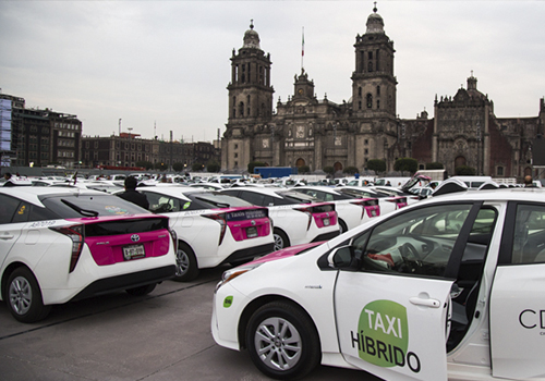 taxis Ciudad de México hibridos innovaciones